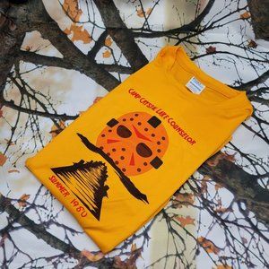 Jason Vorhees Tee S Yellow Camp Crystal Lake Counselor Friday 13th Horror Shirt